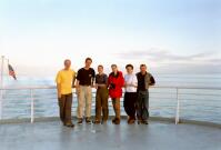 Group photo: Sebastian, Urs, Michele, Sandra, Gogo and Trevor