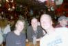 Sandra, Michelle and Sebastian in the bar in Seward