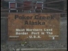 Alaskan border at Poker Creek